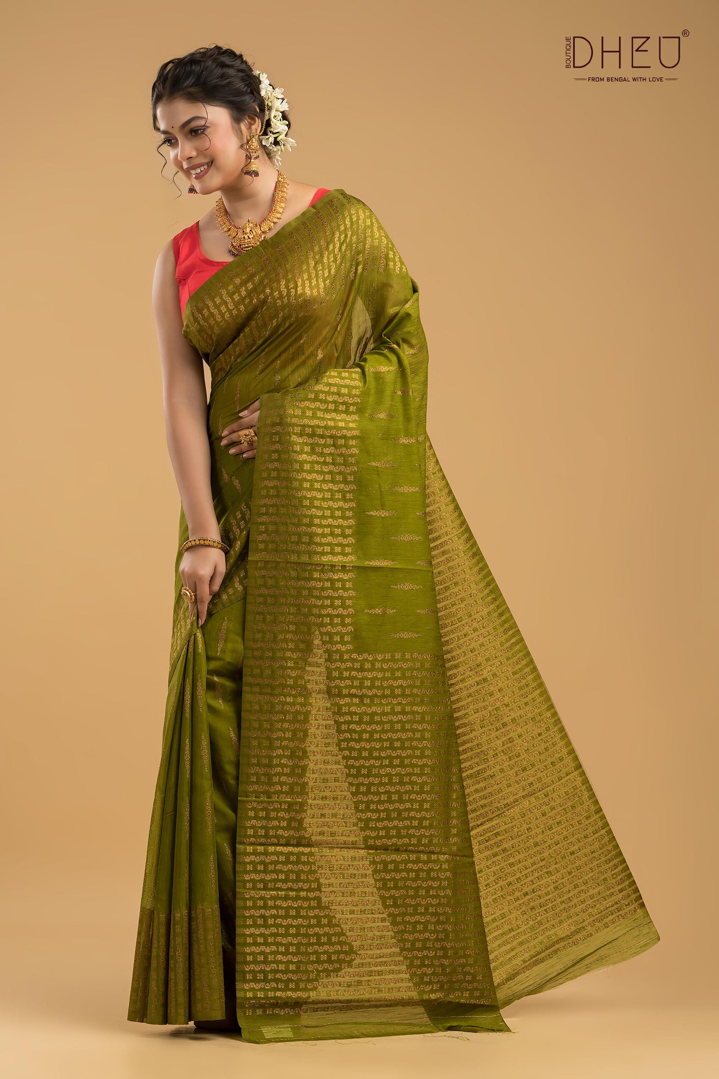 Designer Muga Silk Saree