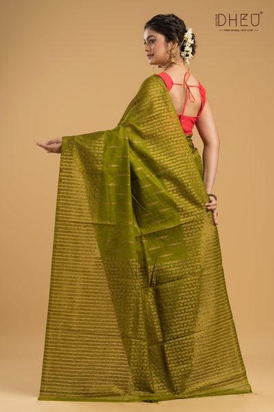 Designer Muga Silk Saree