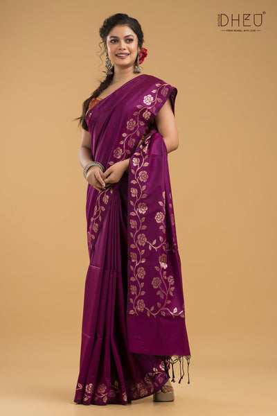 Exclusive Designer Katan Silk Saree