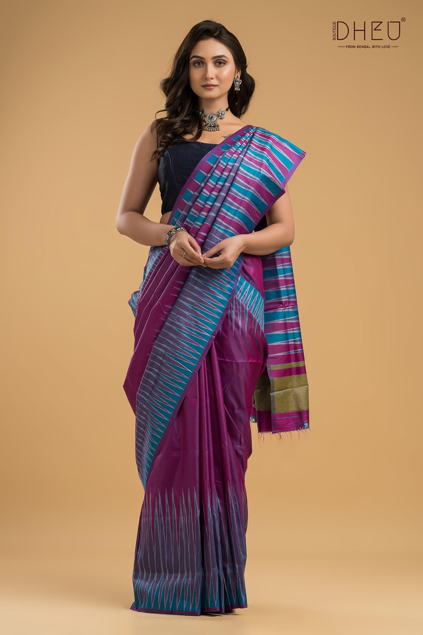 Exclusive Ikkat Silk Saree