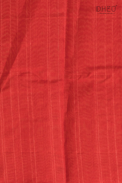 Handloom Printed Silk Saree