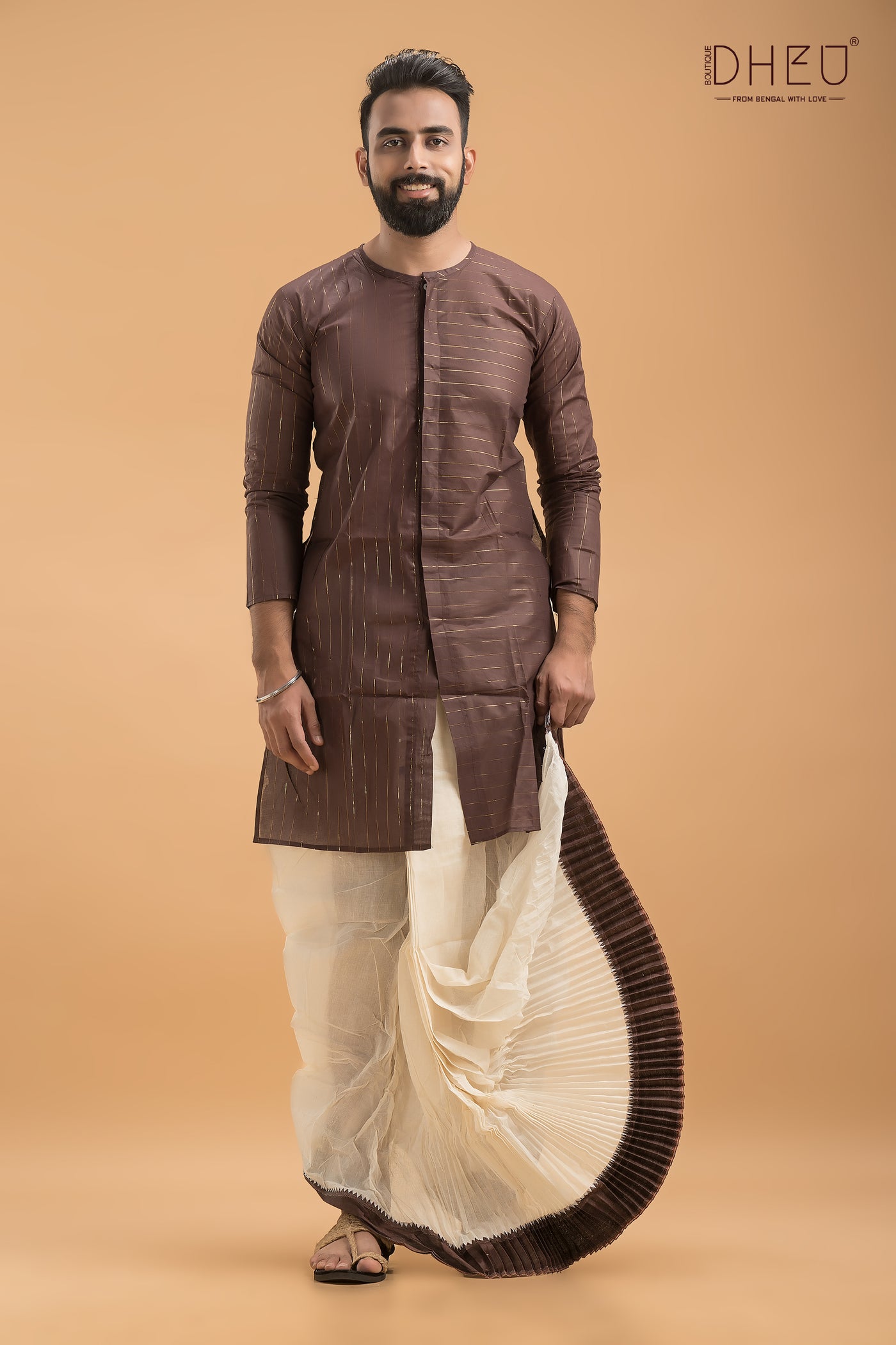 Dheu Designer Dhoti(Optional)Kurta Set