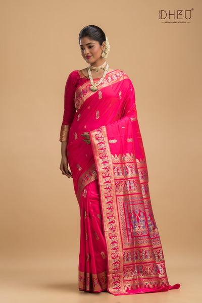 Thripathaaka - Swarnachari Silk Saree