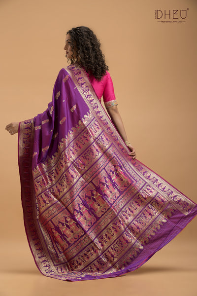 Sikharam - Swarnachari Silk Saree