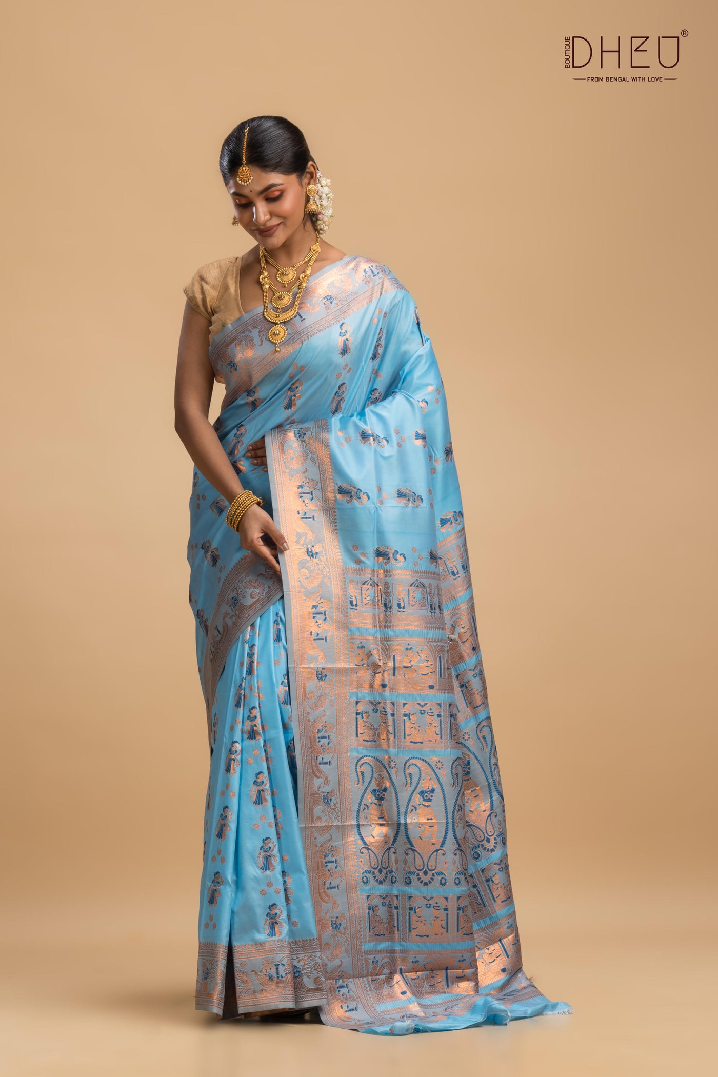 Araalam - Swarnachari Silk Saree