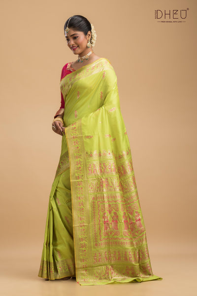 Vardhamanakam - Swarnachari Silk Saree