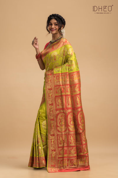 Tamrachuda - Swarnachari Silk Saree