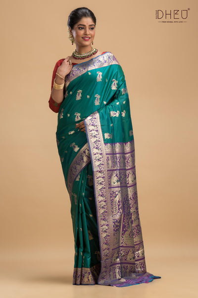 Pasha - Swarnachari Silk Saree