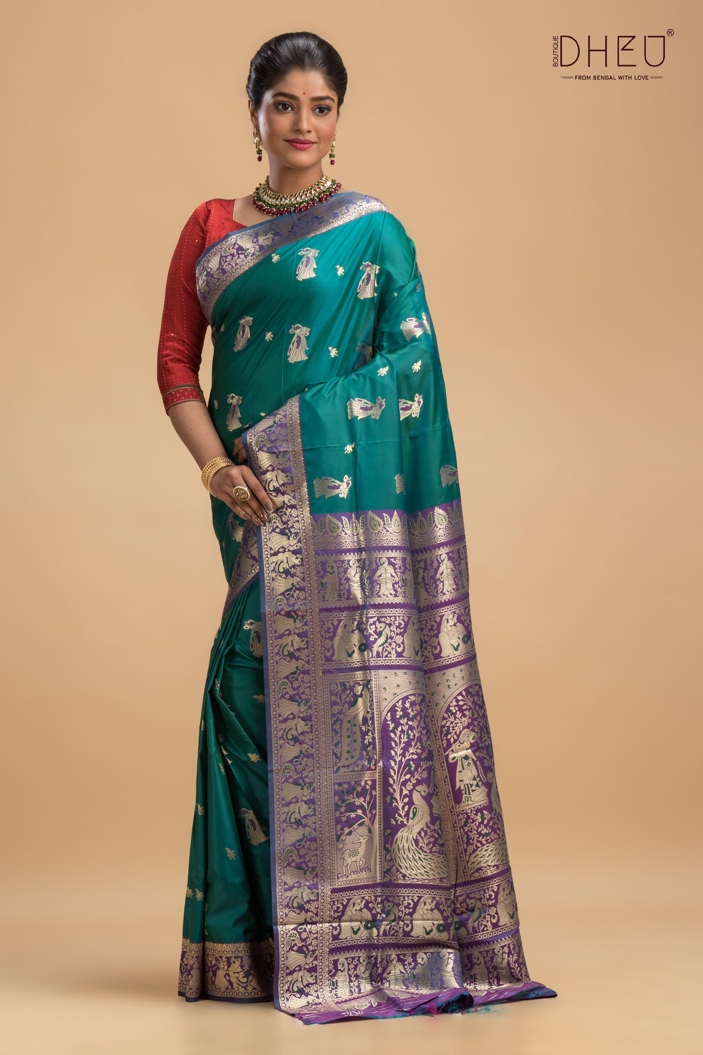 Pasha - Swarnachari Silk Saree