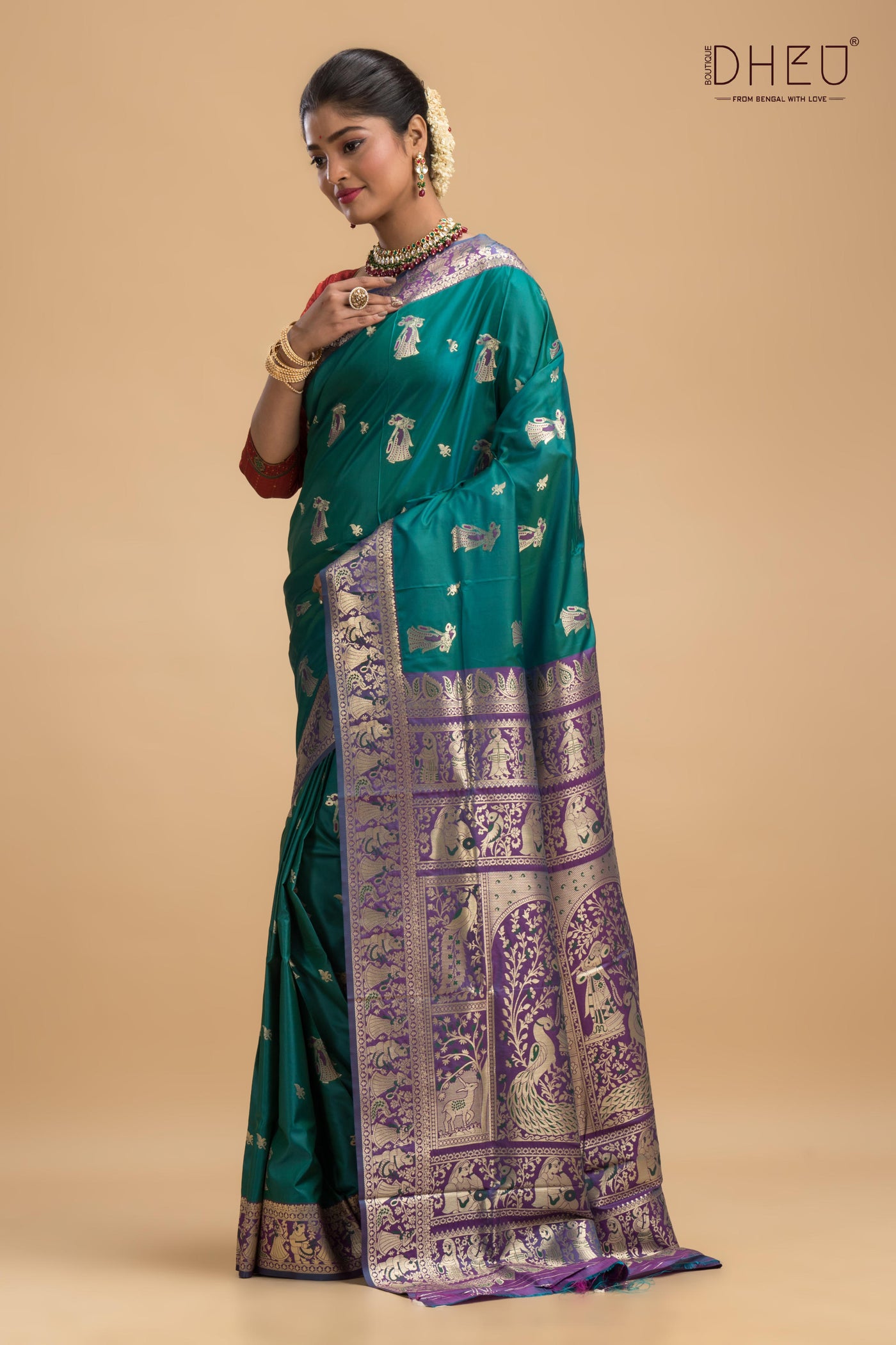 Pasha - Swarnachari Silk Saree