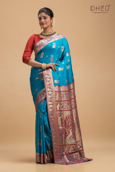 Varaha - Swarnachari Silk Saree