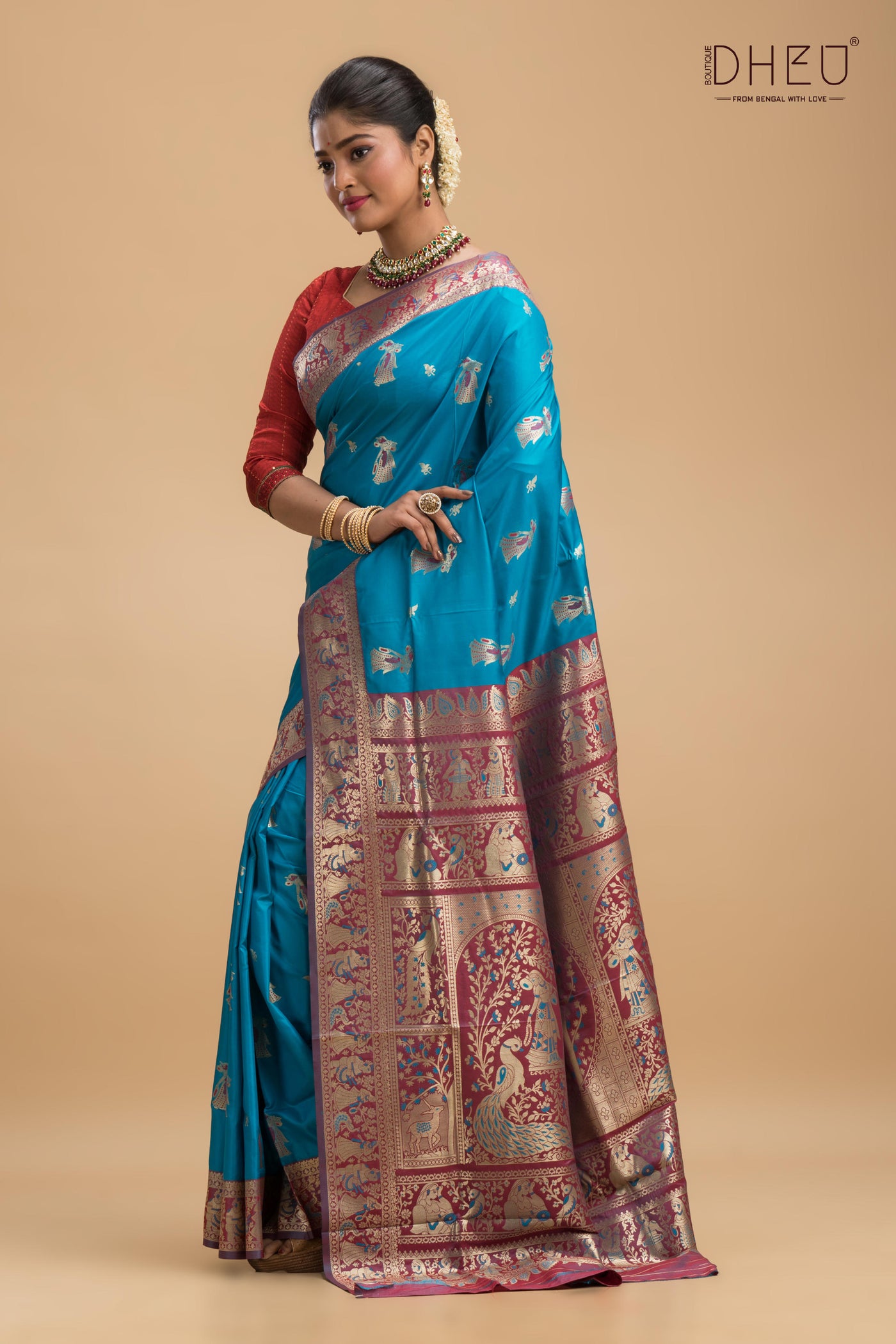 Varaha - Swarnachari Silk Saree