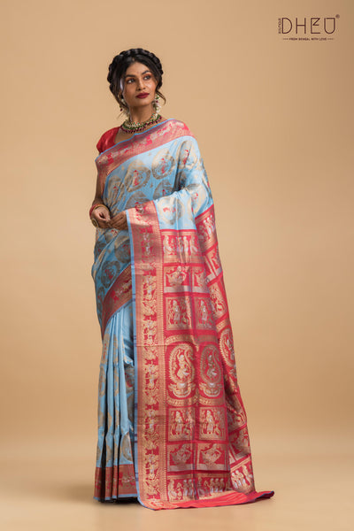 Khattva - Swarnachari Silk Saree