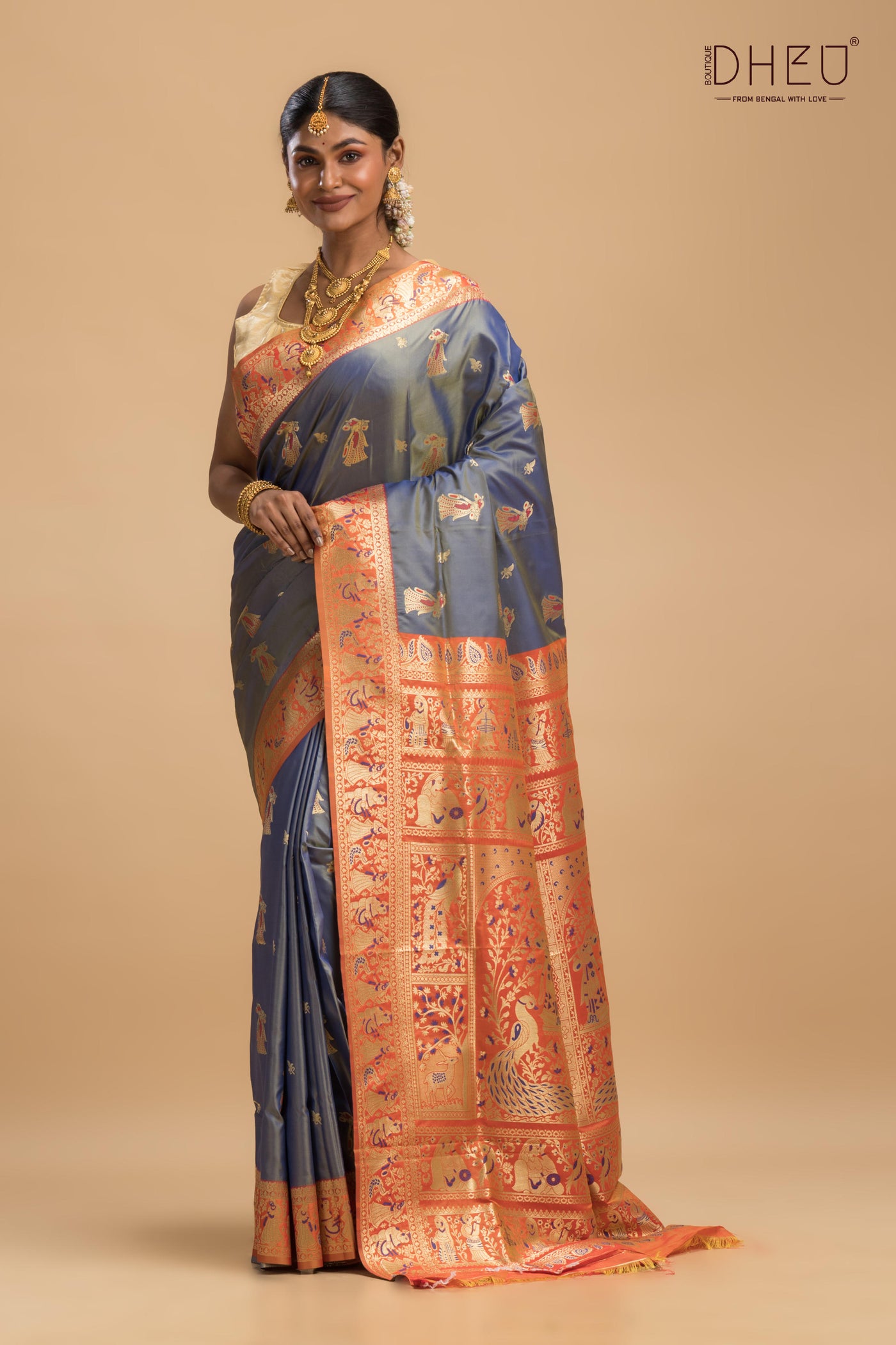 Kurma - Swarnachari Silk Saree