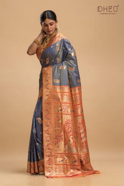 Kurma - Swarnachari Silk Saree