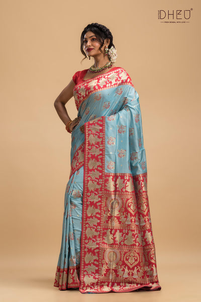 Samputa - Swarnachari Silk Saree