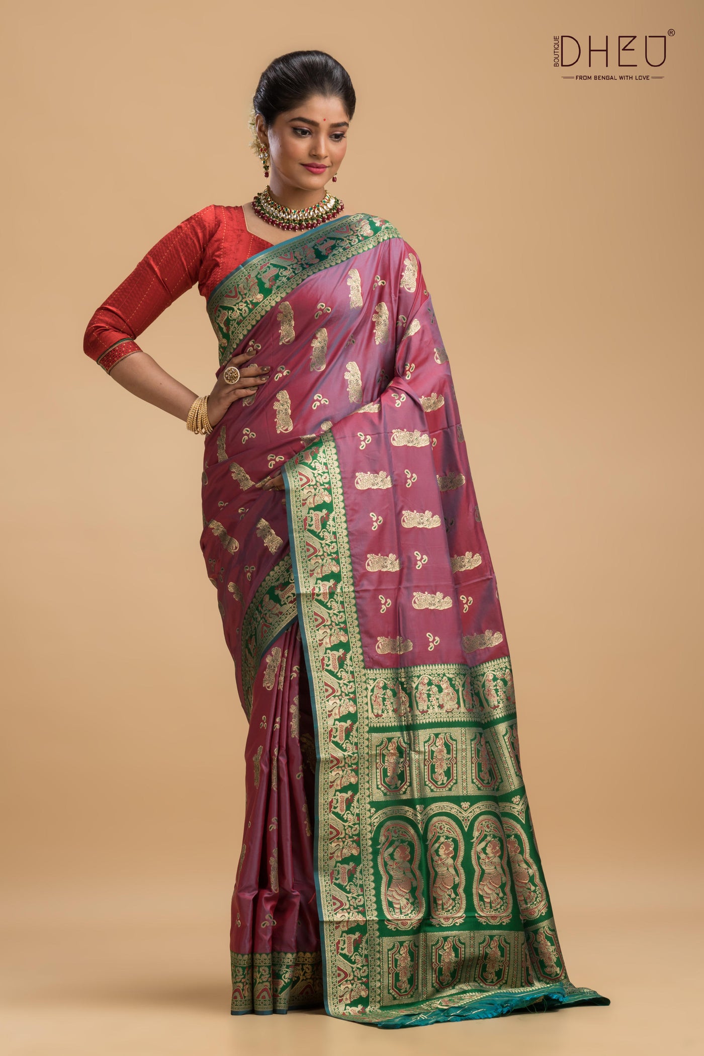 swarnachori , blended silk at lowest cost only at dheu.in