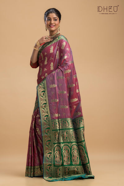 Pushpaputam - Swarnachari Silk Saree