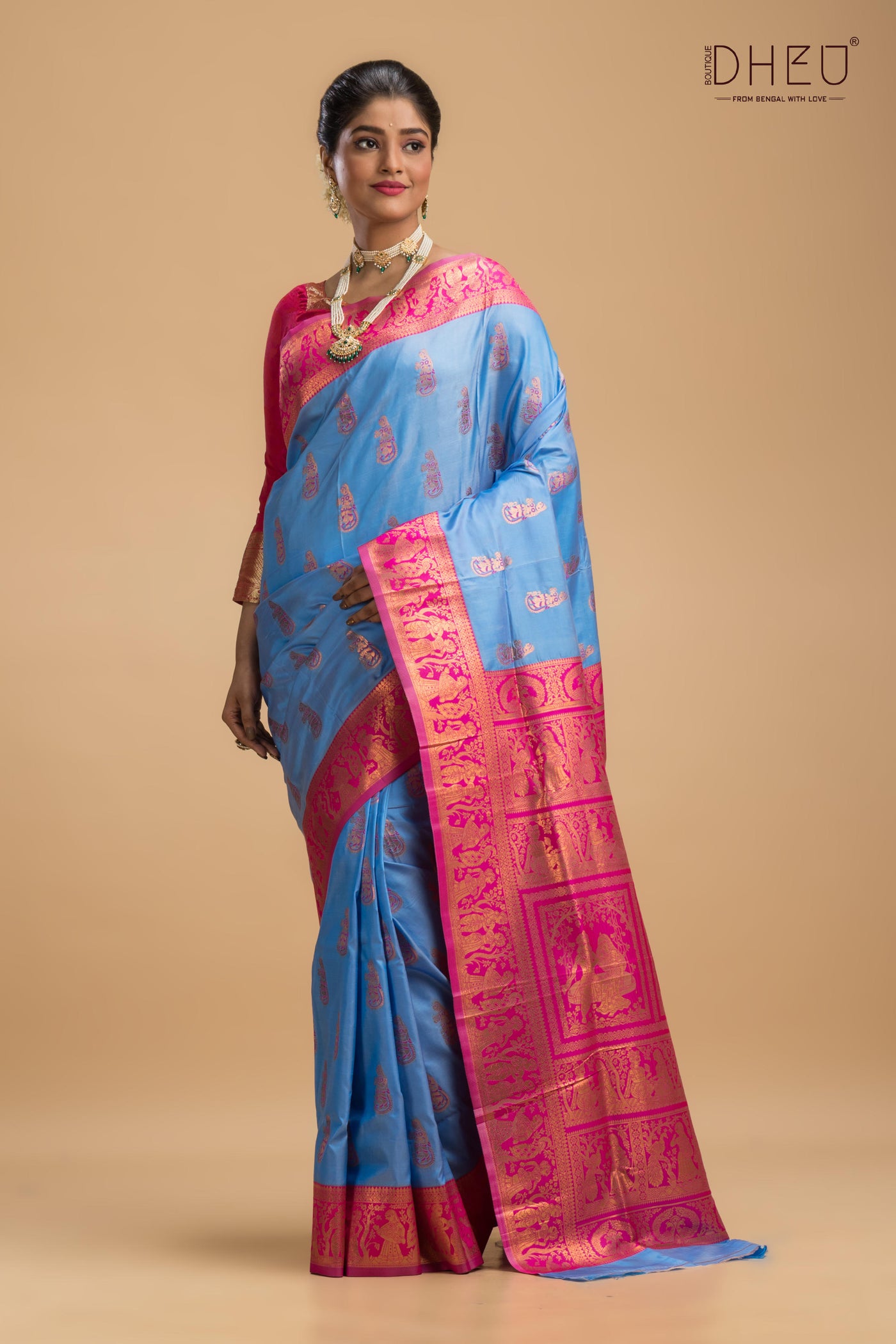 Shankha - Swarnachari Silk Saree