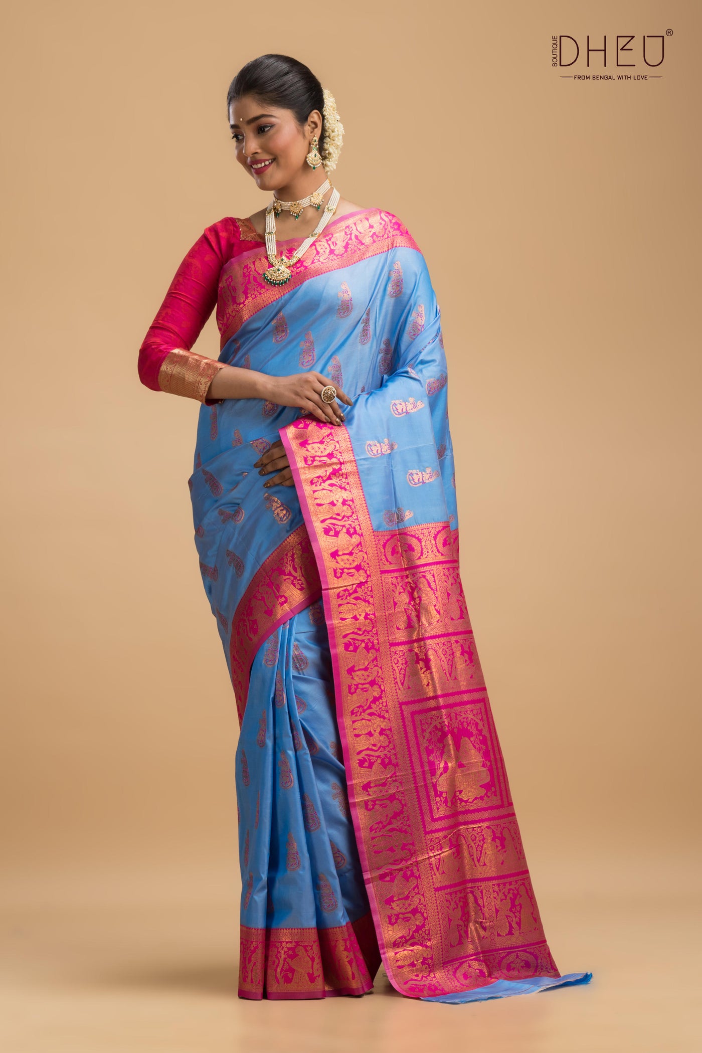 Shankha - Swarnachari Silk Saree