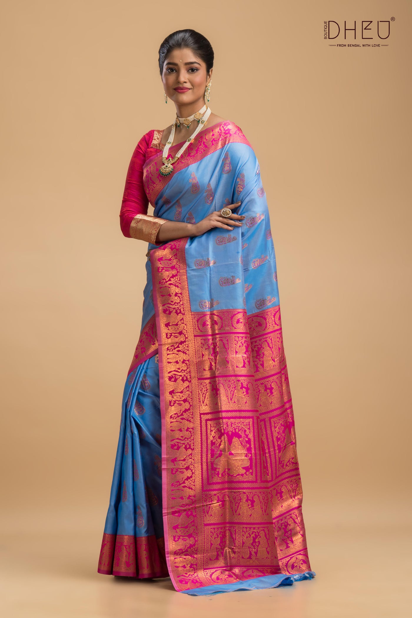 swarnachori , blended silk at lowest cost only at dheu.in