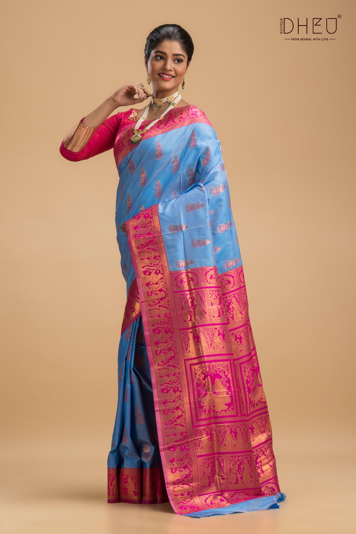 Shankha - Swarnachari Silk Saree