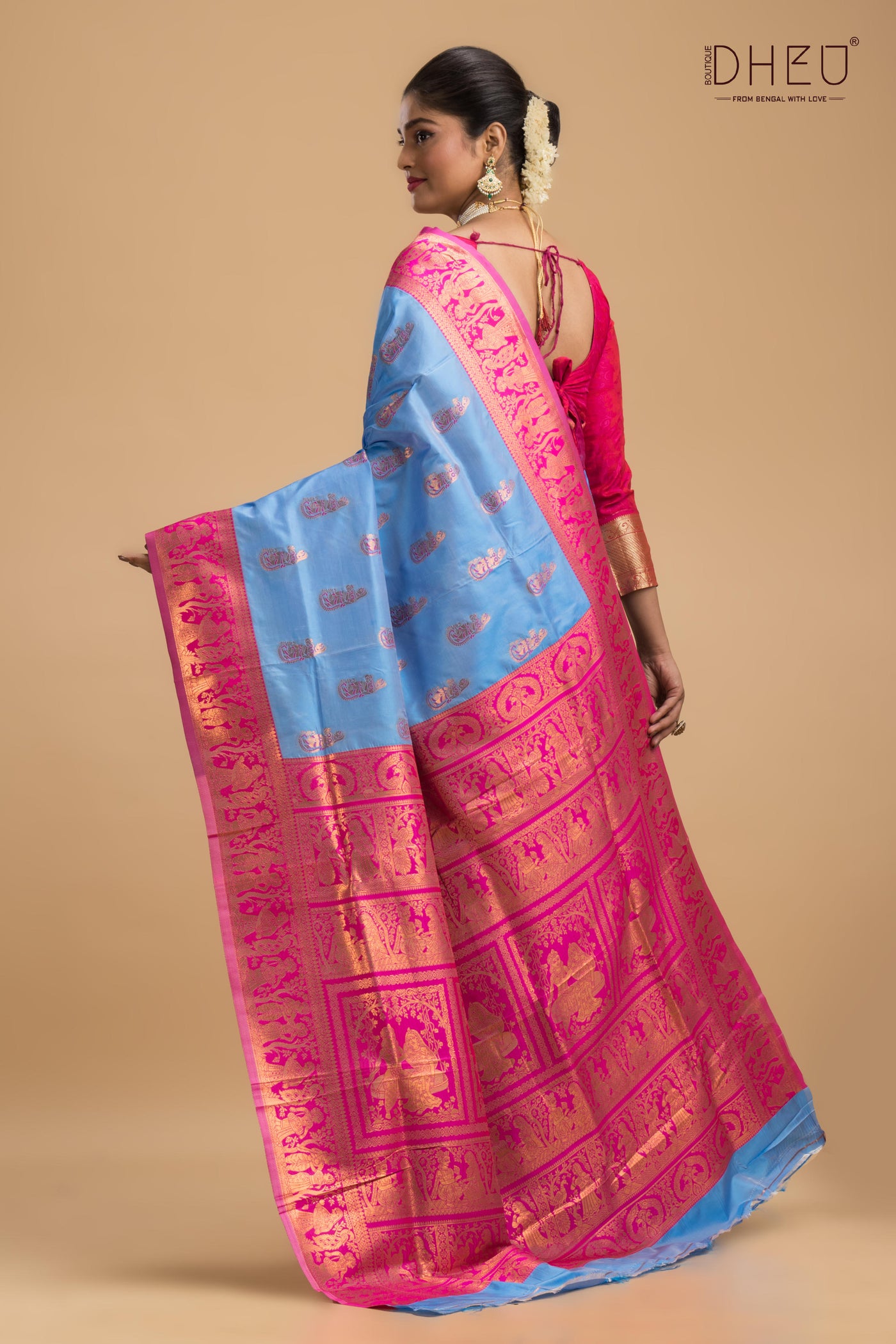 Shankha - Swarnachari Silk Saree