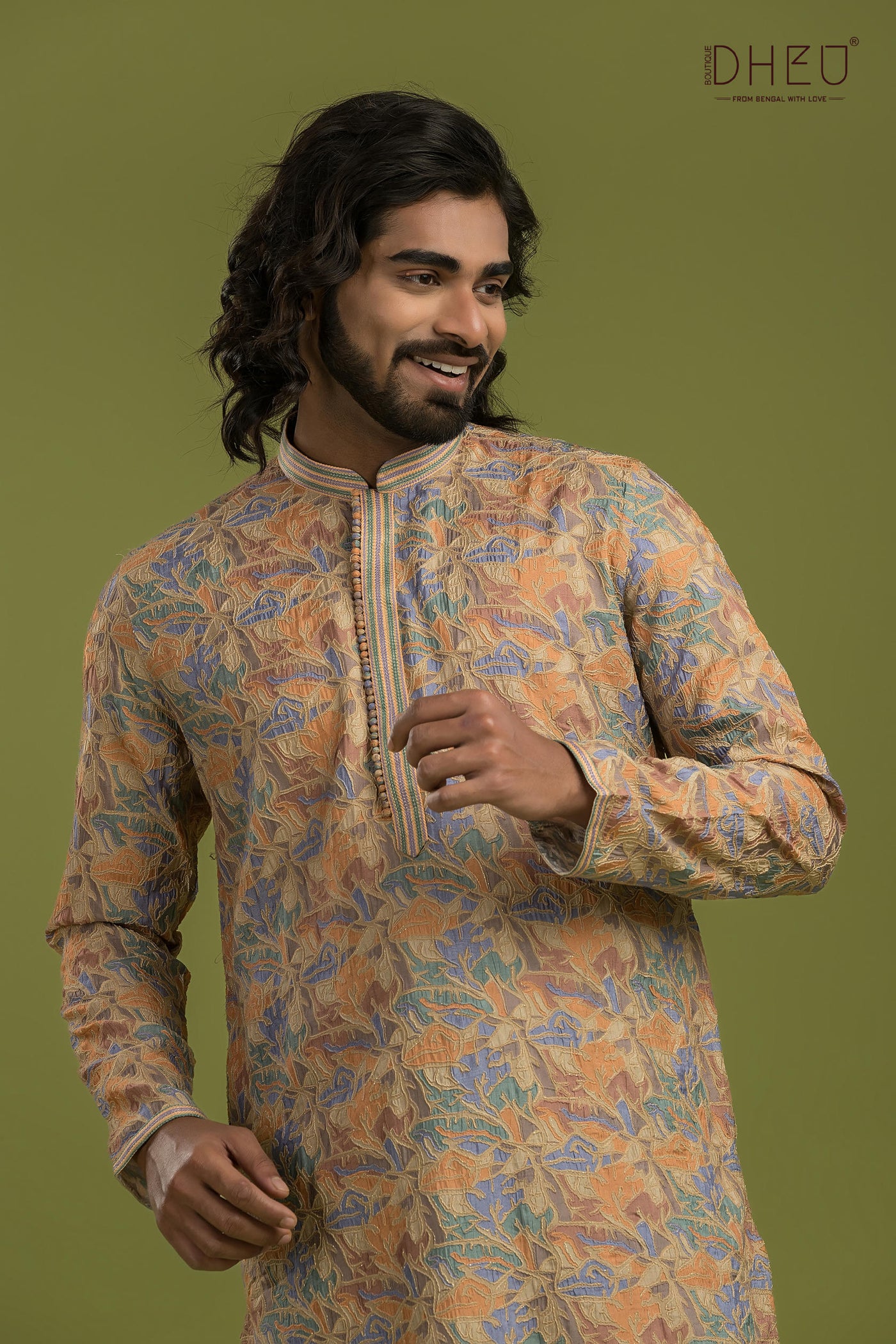 Exclusive Silk Kurta & Dhoti(Optional) Set