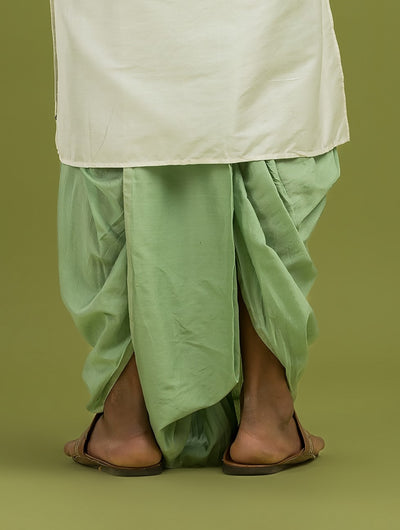 Exclusive Silk Dhoti- Ready to wear