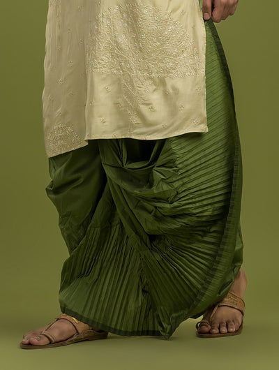 Exclusive Silk Dhoti- Ready to wear