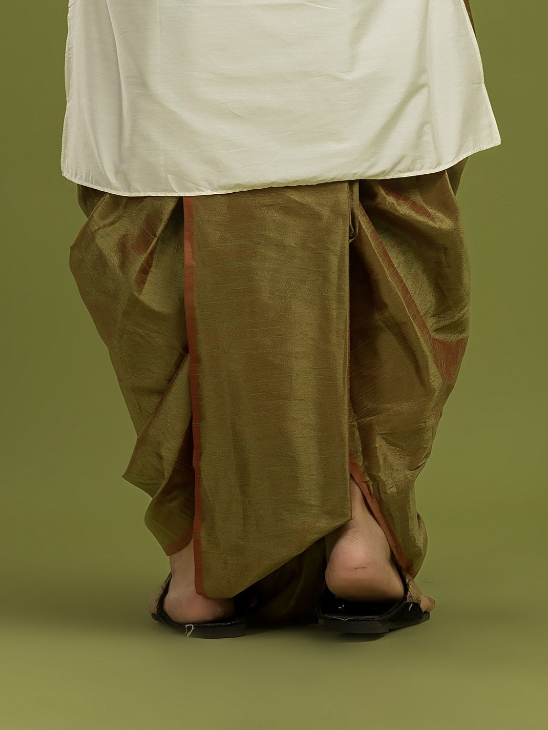 Exclusive Silk Dhoti- Ready to wear