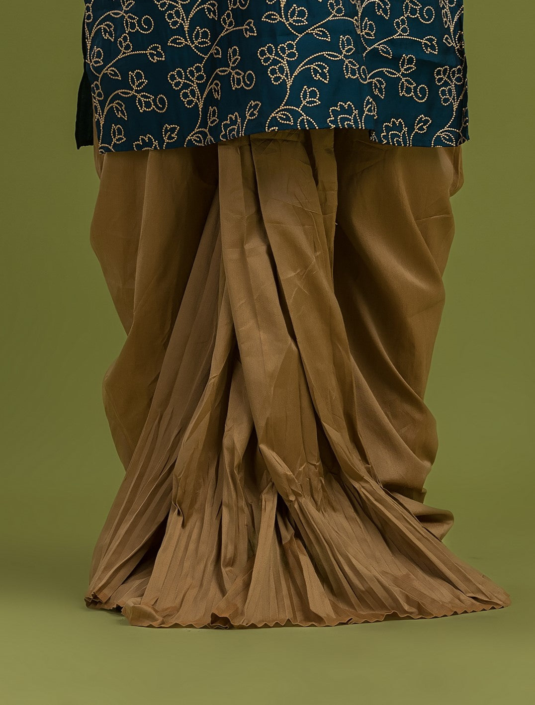 Exclusive Silk Dhoti- Ready to wear