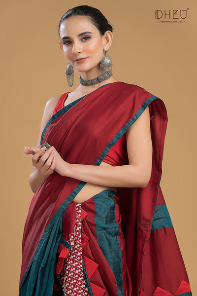 Dheu Exclusive Mekhela & Kurta Couple Set