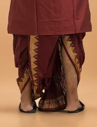 Designer Silk Dhoti- Ready to wear