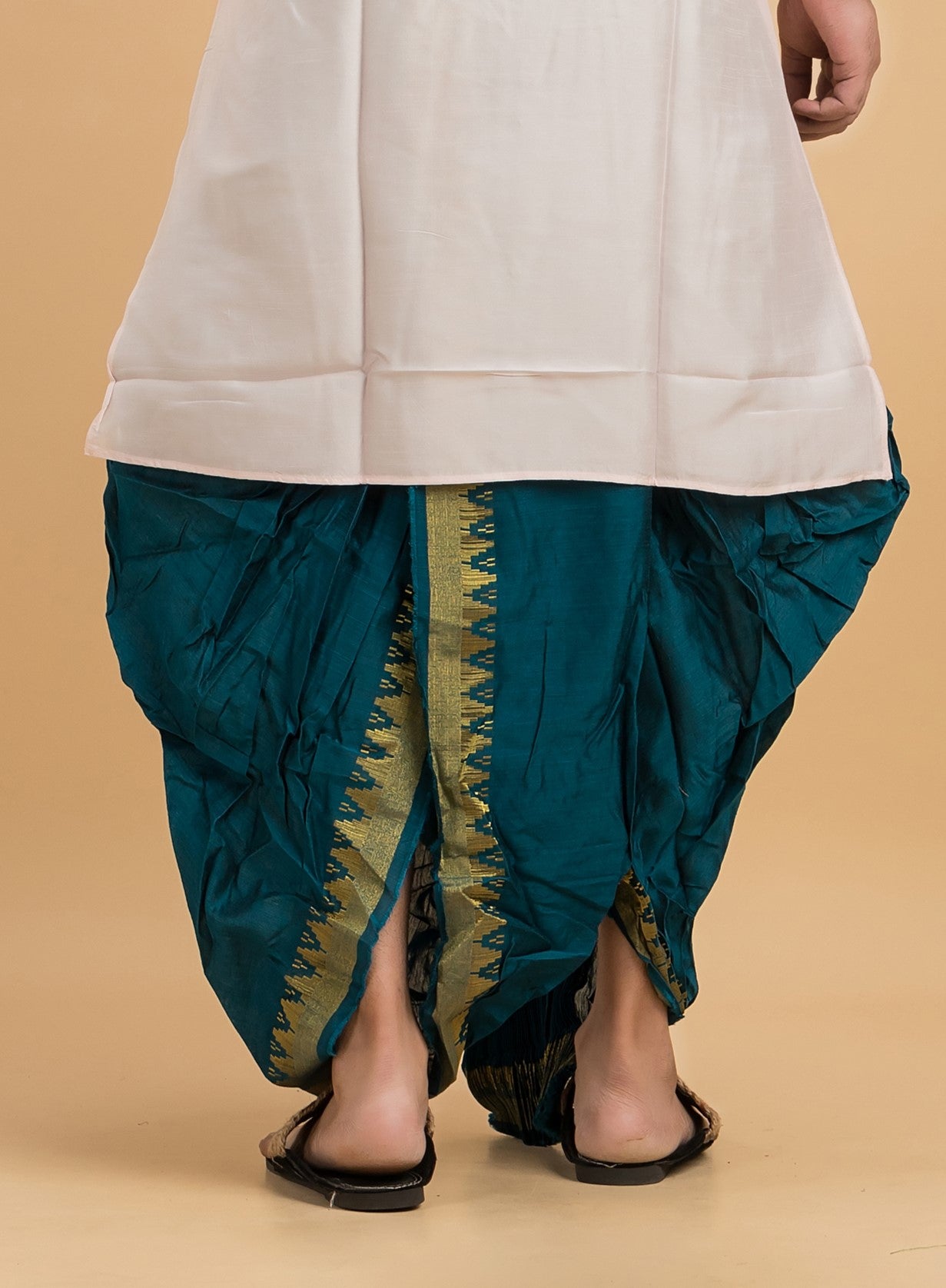 Designer Silk Dhoti- Ready to wear