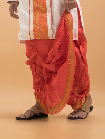 Designer Silk Dhoti- Ready to wear