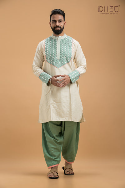 Exclusive Designer Kurta & Pant Set