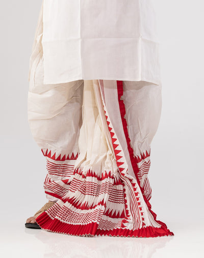 Bengali Cotton Dhoti- Ready to wear