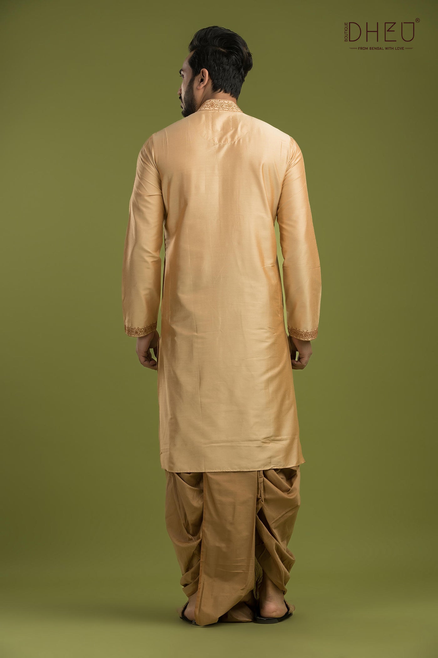 Exclusive Wedding Kurta & Dhoti(Optional) Set