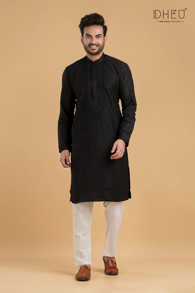 Exclusive Designer Silk Men's Kurta