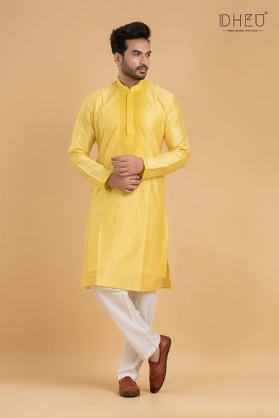 Exclusive Designer Silk Men's Kurta