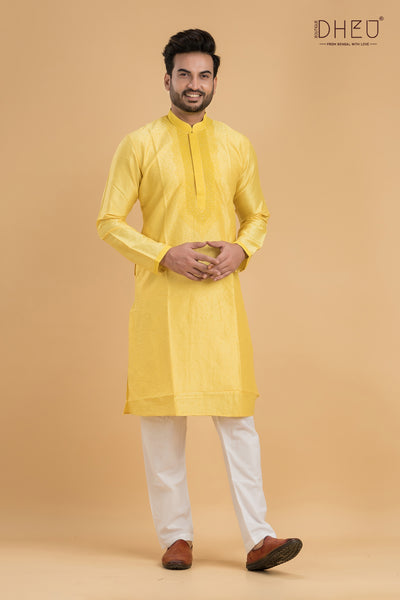 Exclusive Designer Silk Men's Kurta