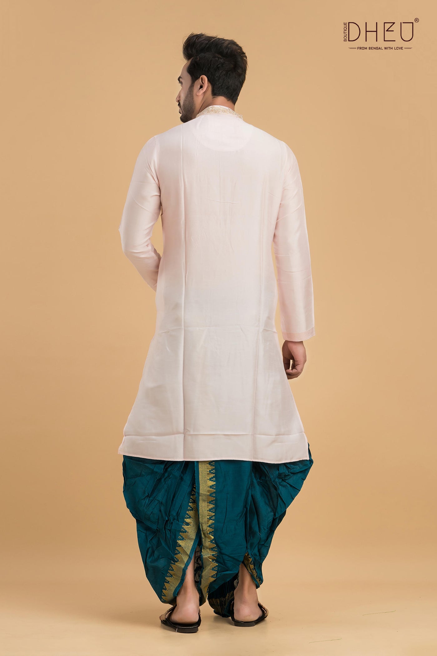 Designer Embroidery Kurta & Dhoti(Optional) Set