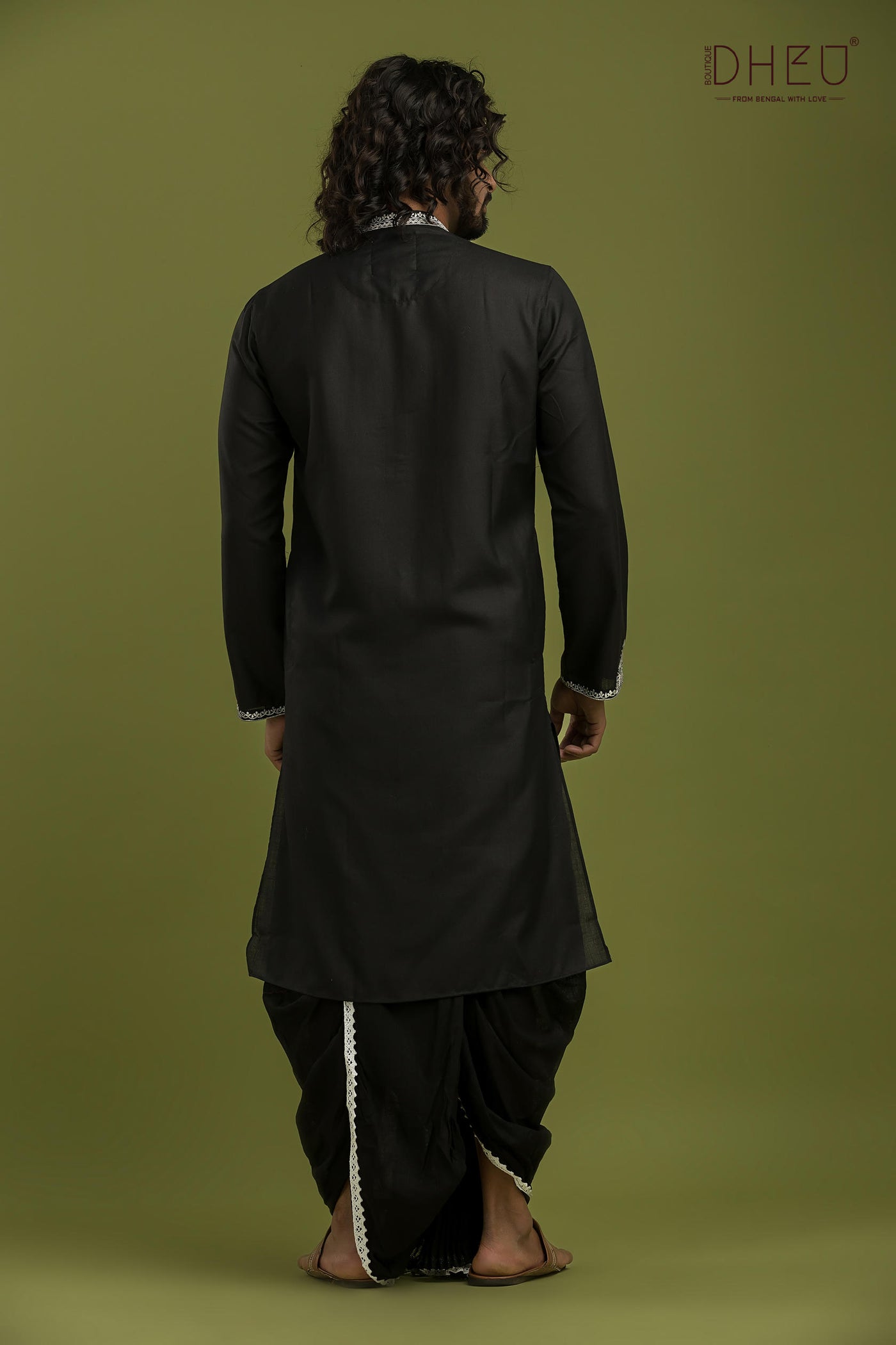 Exclusive Designer Kurta & Dhoti(Optional) Set