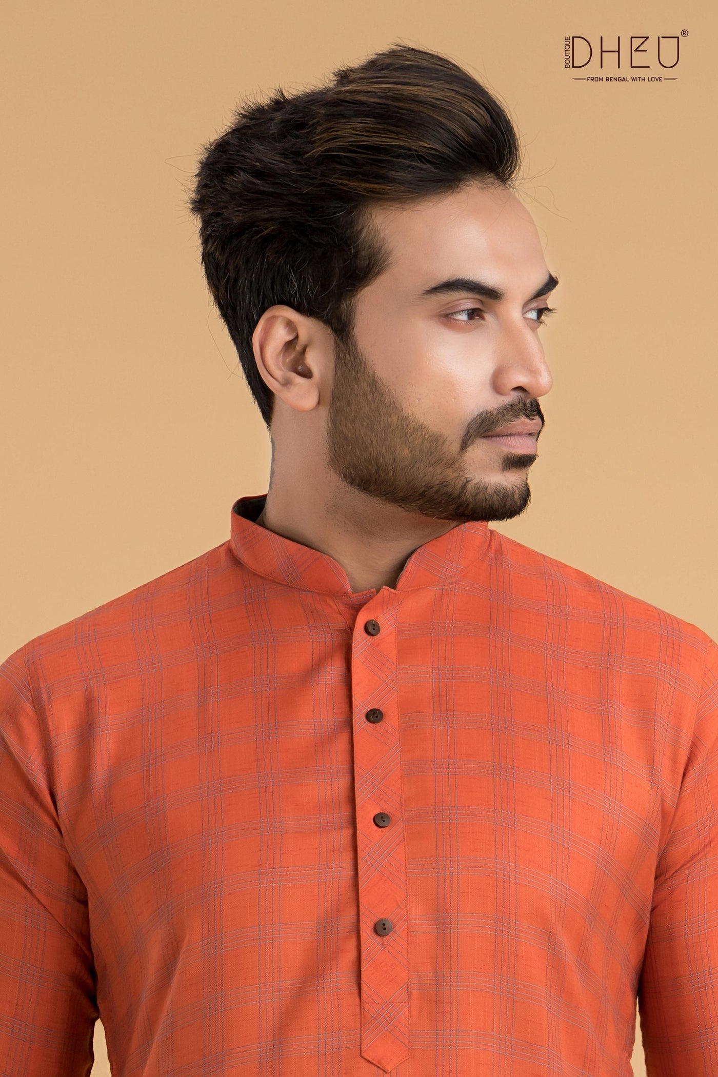 Exclusive Checks Cotton Kurta