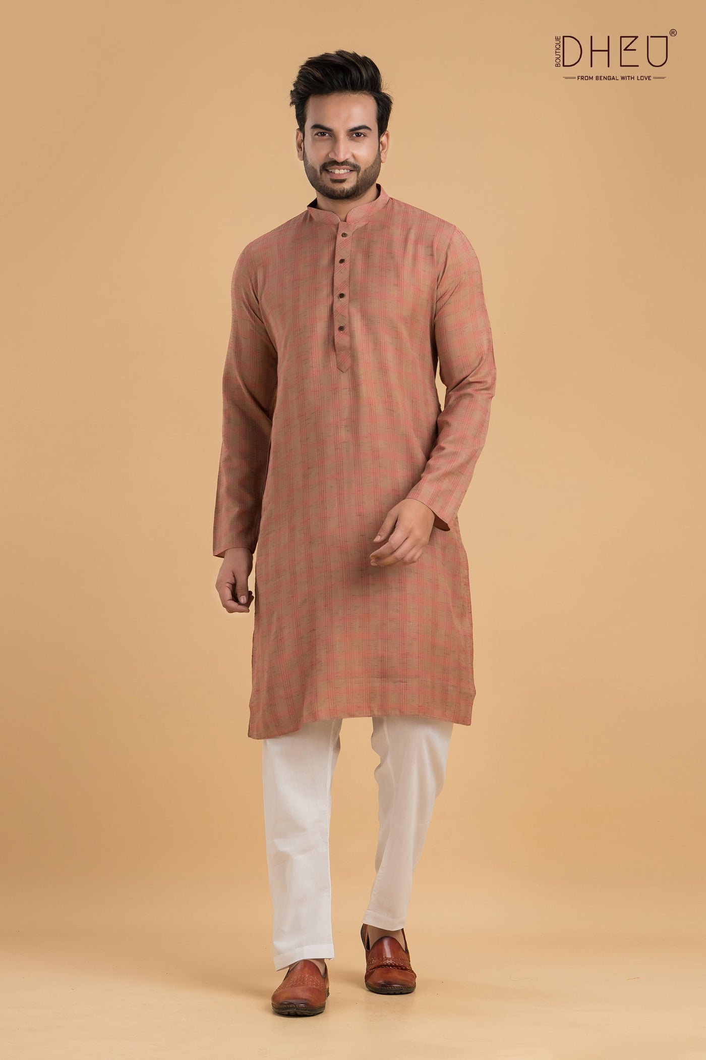 Exclusive Checks Cotton Kurta