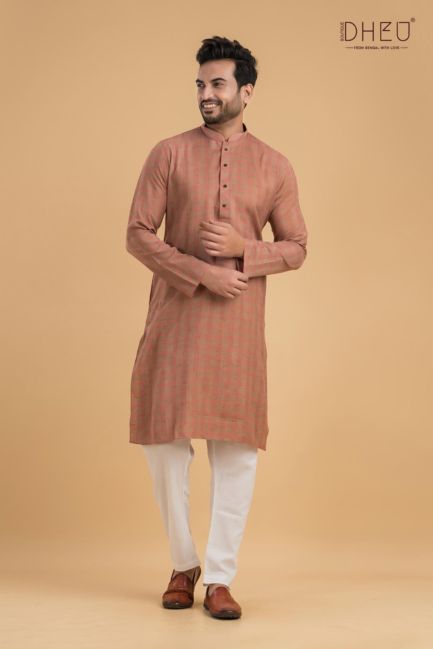 Exclusive Checks Cotton Kurta