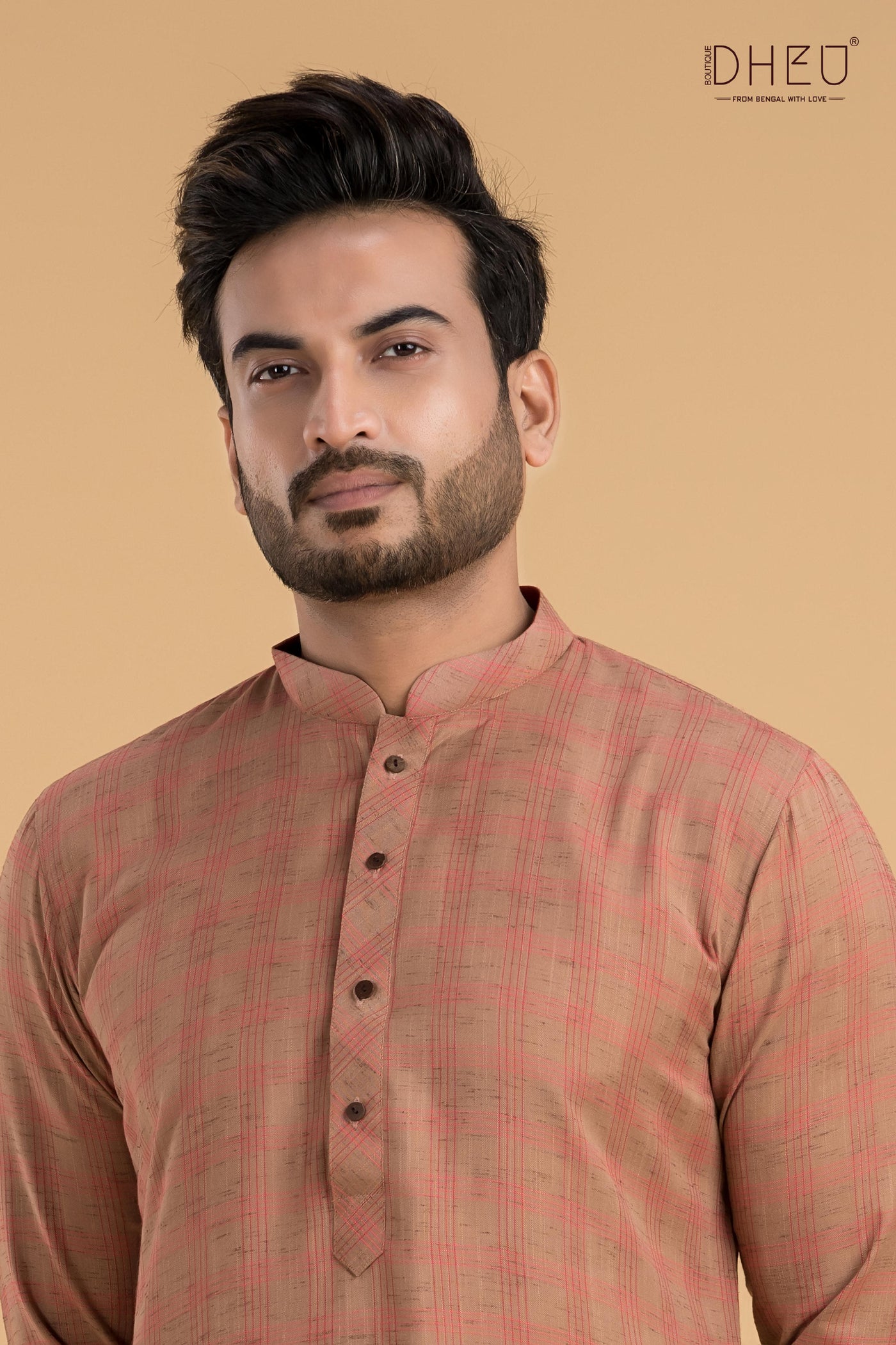 Exclusive Checks Cotton Kurta