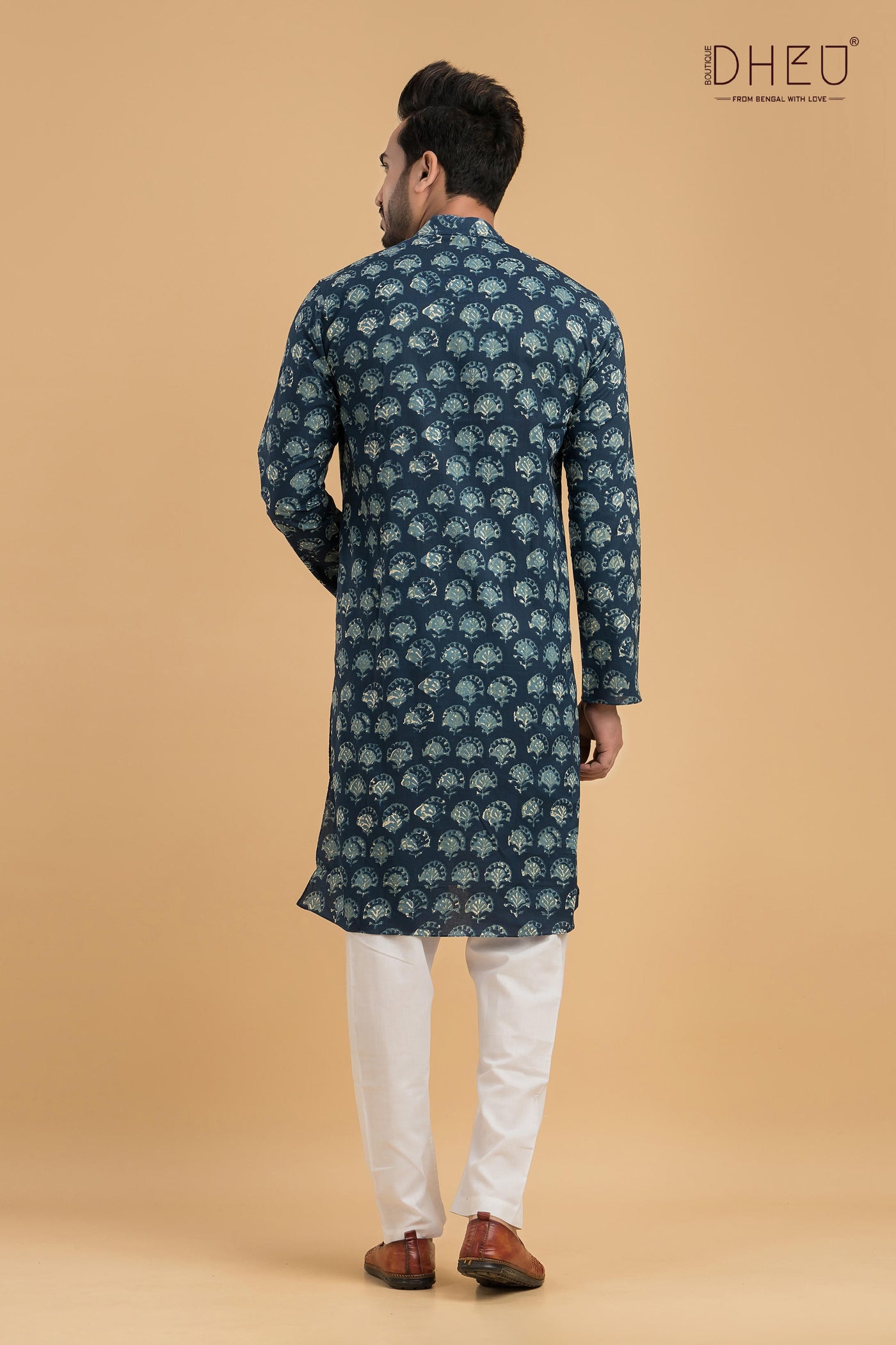 Designer Printed Cotton Kurta