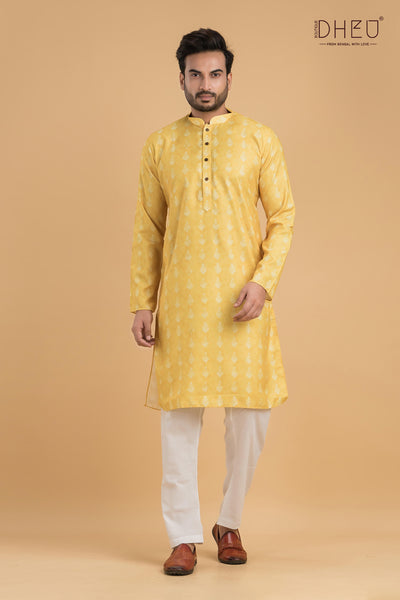 Exclusive Designer Printed Cotton Kurta